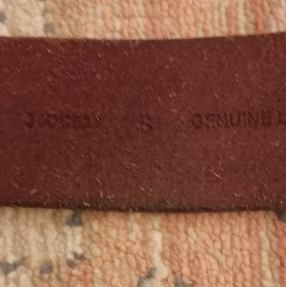 Frye Brown Leather Women's Belt size small - Picture 3 of 11